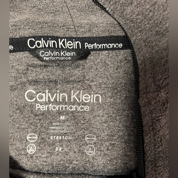 NWT Calvin Klein SWEATER Performance FLEECE Funnel Neck MEDIUM - Picture 3 of 10